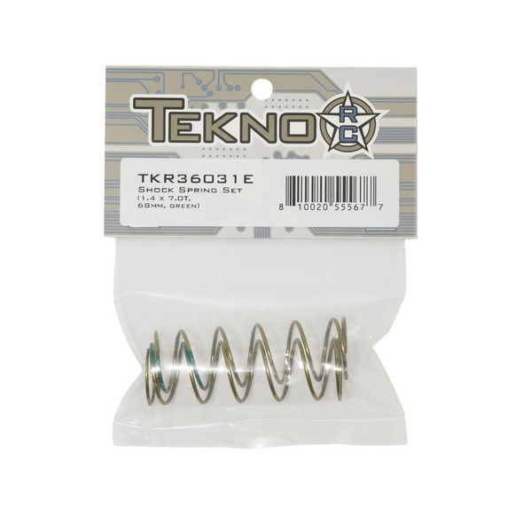 TKR36031E – Shock Spring Set (1.4 x 7.0T, 68mm, GREEN)