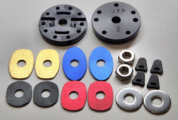 VRP Pistons XV4 5 Hole 1.5mm, (High Blow By/15.80mm (1 x Pair) for 1/8th HotBodies, HongNor and Infinity Coast 2 Coast RC
