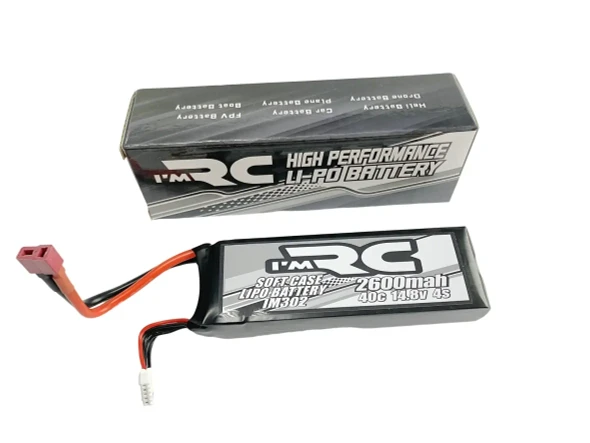 Im R/C 2600Mah 40C 14.8V Soft Case Lipo Battery - Deans Plug - Im302