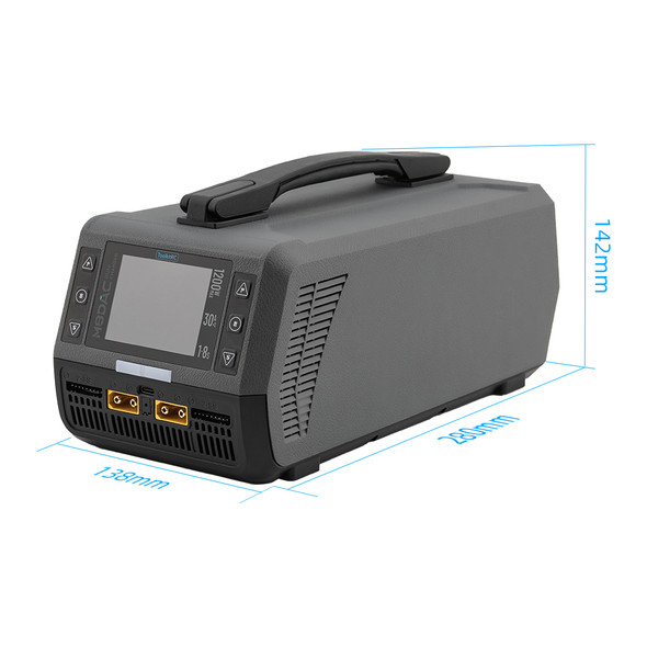 Toolkitrc M8DAC 1-8S Dual Channel High Power Li-ion Battery Balancer Charger 1200W 30A Coast 2 Coast RC