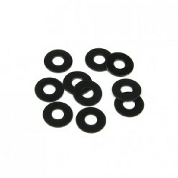 TKR1221 M3x8mm Washer (black, 10pcs) Coast 2 Coast RC