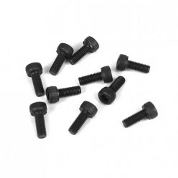 TKR1522 M3x8mm Cap Head Screws (black, 10pcs) Coast 2 Coast RC