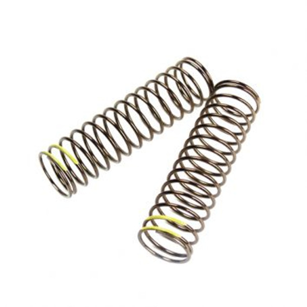 Low Frequency Shock Spring Set (rear, 1.6x15.3, 2.59lb/in, 85mm, yellow) Coast 2 Coast RC