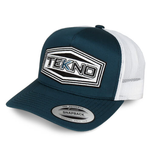 TKRHAT11R Tekno RC Patch Trucker Hat (round bill, mesh back, adjustable strap) Coast 2 Coast RC