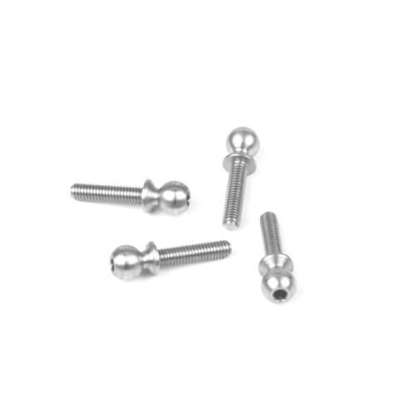 TKR6212 Ball Stud (5.5mm, short neck, 12mm thread, 4pcs) Coast 2 Coast RC