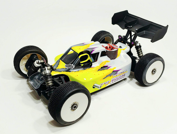 LFR A2.1 Tactic Body (Clear) w/ Front scoop for Mugen MBX8 NITRO Buggy Coast 2 Coast RC