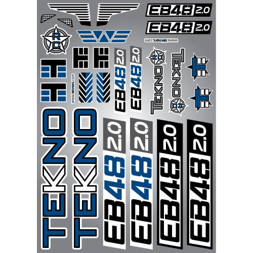 TKR9246 Decal Sheet (EB48 2.0) Coast 2 Coast RC
