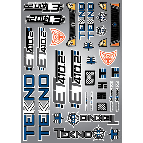 TKR7214 Decal Sheet (ET410.2) Coast 2 Coast RC