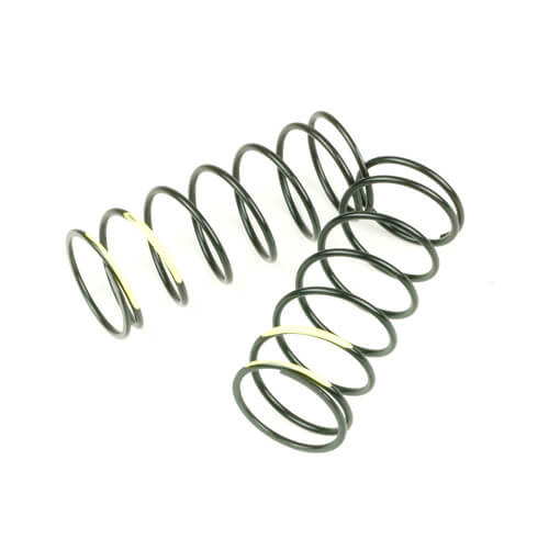 TKR7043 Shock Spring Set (front, 1.4x7.375, 5.48lb/in, 50mm, yellow) Coast 2 Coast RC