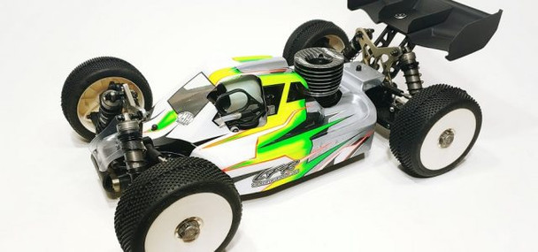 LFR A2.1 Tactic Body (Clear) w/front Wing for TLR 8IGHT-X NITRO Buggy Coast 2 Coast RC