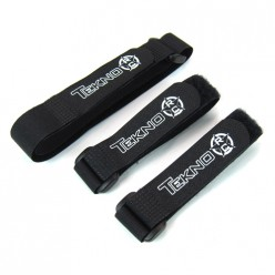 TKR40008K Battery Straps (SCT410,SCT410.3,SL, black, 2 cell, 3pcs) Coast 2 Coast RC