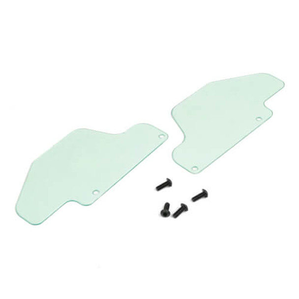 TKR9433 Rear Arm Mud Guards (Lexan, ET/NT48 2.0) Coast 2 Coast RC