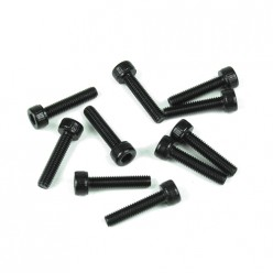 TKR1528 M3x18mm Cap Head Screws (black, 10pcs) Coast 2 Coast RC