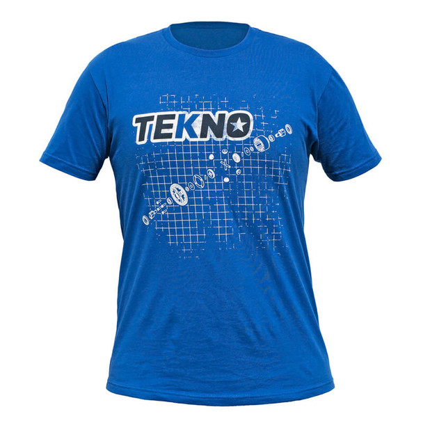 Tekno RC T-Shirt (diff blueprint, Next Level, dark blue) - XX Large Coast 2 Coast RC