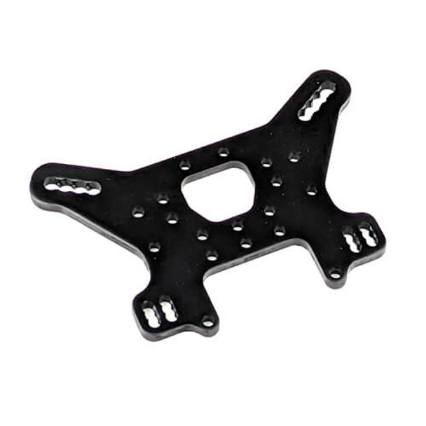 TKR9569 – Shock Tower (rear, 7075, black ano, MT/SCT410 2.0) Coast 2 Coast RC