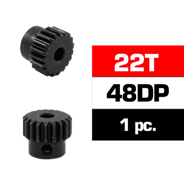 Ultimate HSS Steel 48DP Pinion Gear 22T W/3.17mm Bore