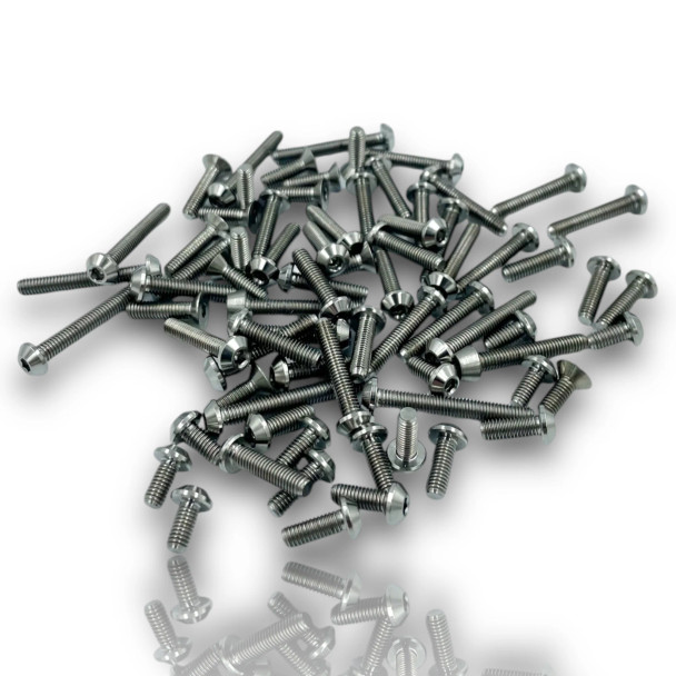 J&T Tekno NB 2.0/2.1/2.2 & NT 2.0/2.2 Flat Top Upper Titanium Screw Kit Coast 2 Coast RC