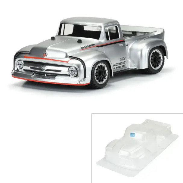 PROLINE 1/10 1956 FORD F100 ST TRUCK CLEAR BODY, SLASH 2WD / 4WD, & Tekno SCT Coast 2 Coast RC PROLINE 1/10 1956 FORD F100 ST TRUCK CLEAR BODY, SLASH 2WD / 4WD, & Tekno SCT Coast 2 Coast RC