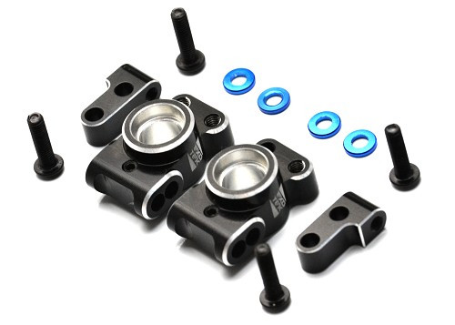 RC10 CLASSIC HD REAR HUBS, ADJUSTABLE, 7075 for use with M3 ball studs Coast 2 Coast RC