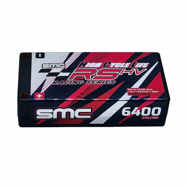 SMC HCL-RS 7.6V-6400MAH 120C LIHV 5mm bullets, Hardcase Coast 2 Coast RC