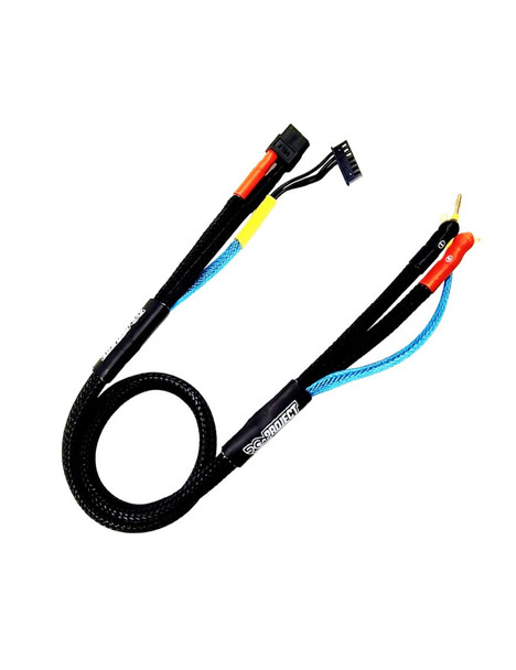 RC-PROJECT 2S Charging Lead – 60CM. XT60 - 4/5MM Bullet Coast 2 Coast RC