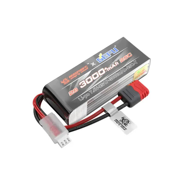 MJX 2S 7.4V 3000MAH 25C BATTERY - MJX-B2S30 Deans Plug