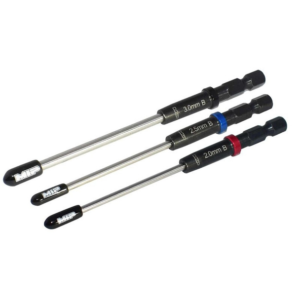 MIP Speed Tip Ball hex driver wrench set gen 2, metric (3), 2.0mm, 2.5mm, & 3.0mm