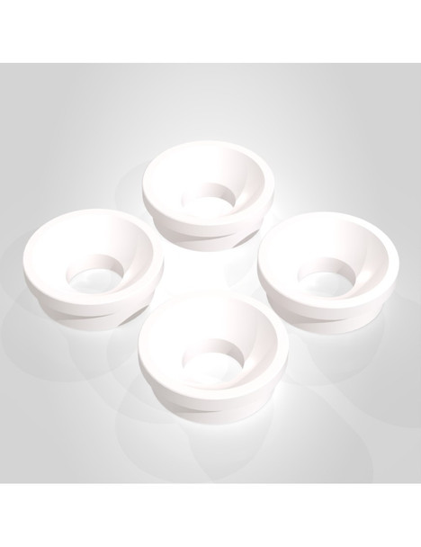 Rc Project Front Upright Adjust Nut Teflon Spacers for Mugen Seiki MBX8