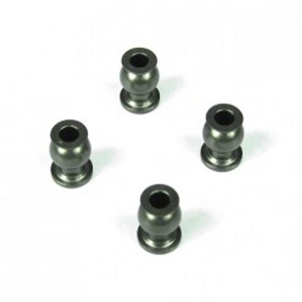 TKR5052A Pivot Balls (6.8mm, inside camber, steering links, aluminum, 4pcs) Coast 2 Coast RC