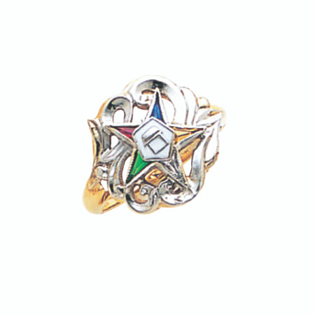 O.E.S. Gold Ring - GLC249ES