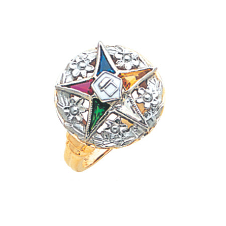 O.E.S. Gold Ring - GLC233ES