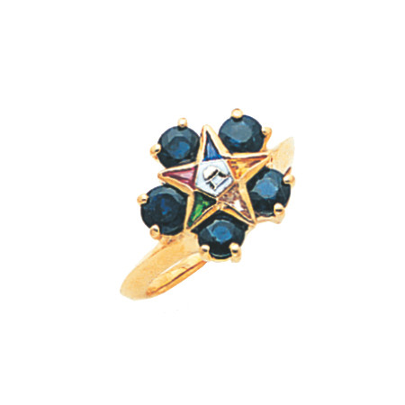 O.E.S. Gold Ring - GLC276ES