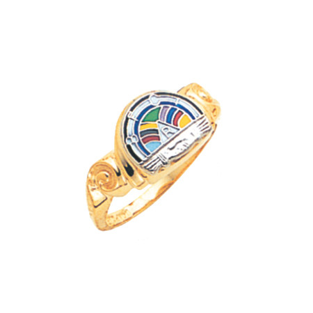 O.E.S. Gold Ring - GLC282