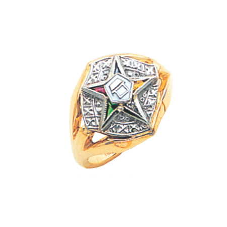 O.E.S. Gold Ring - GLC292ES