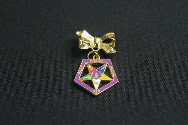 Past Appointed Grand Officer Charm Pin - Star Point Martha