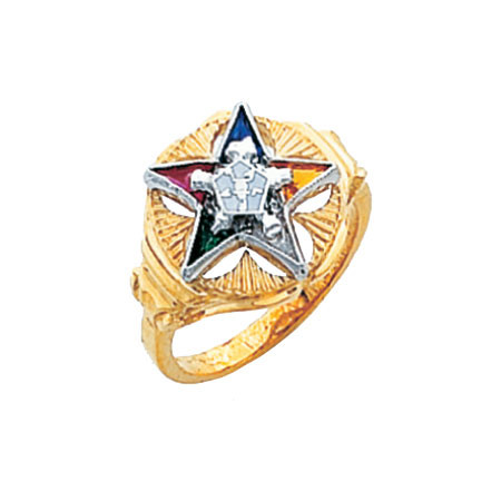 O.E.S. Gold Ring - HOM300ES