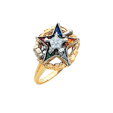 Past Matron Gold Ring - HOM549ESPM