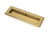 Aged Brass 175mm Art Deco Rectangular Pull