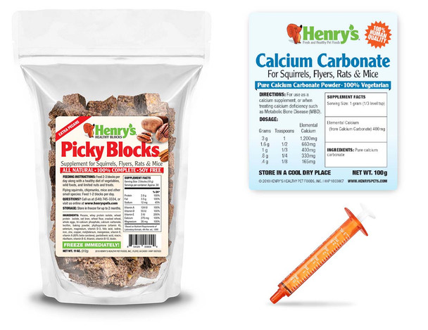 MBD Kit includes Picky Blocks, Calcium, and a 3 ml syringe