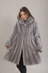 Ava Sapphire Mink coat