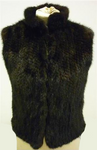 Knitted Mink Gilet