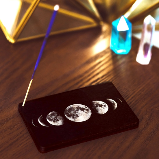 Incense Holder Moon Phase inspired living