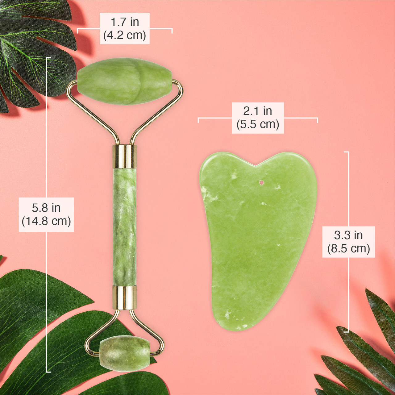 Face Roller/Gua Sha Kit Jade inspired living