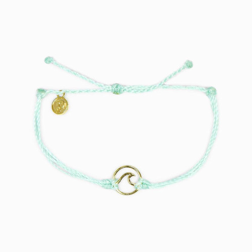 Bracelet/Pura Vida - Wave/Gold/Seafoam Bracelet/Pura Vida - Wave/Gold/Seafoam