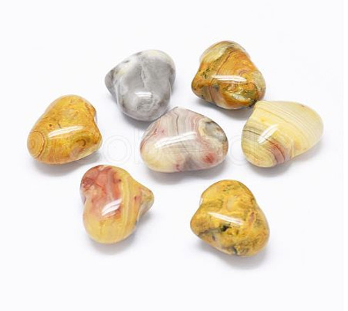 Gemstone Heart/Small - Crazy Agate