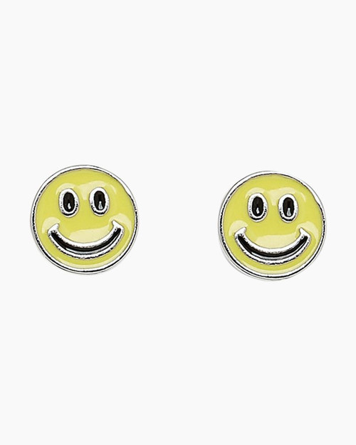 Earrings/Pura Vida/Post - Happy Face Earrings/Pura Vida/Post - Happy Face