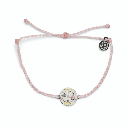 Bracelet/Pura Vida - Spinner Charm/Baby Pink Bracelet/Pura Vida - Spinner Charm/Baby Pink