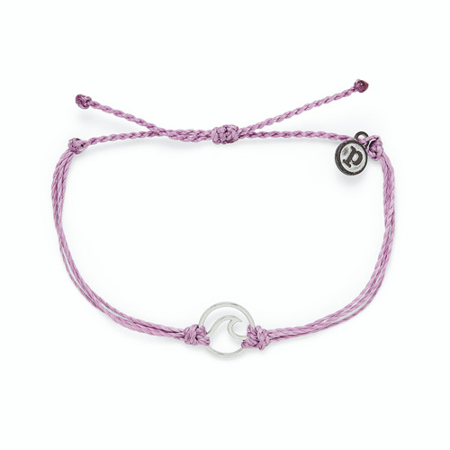 Bracelet/Pura Vida - Wave/Silver/Lavender Bracelet/Pura Vida - Wave/Silver/Lavender