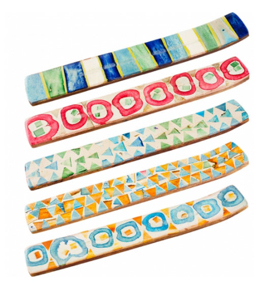 Incense Holder - Mosaic Bone & Wood