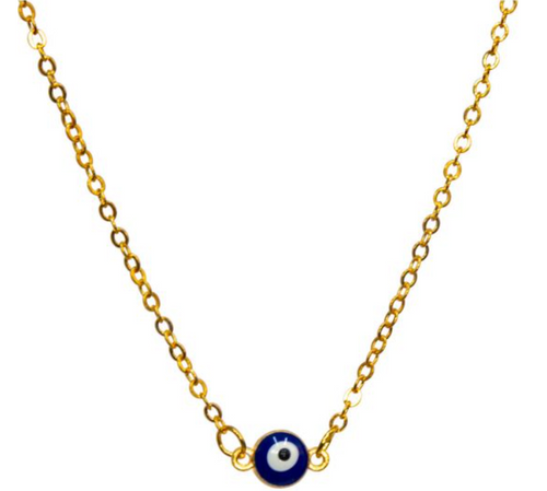 Necklace - Mini Evil Eye - Gold Necklace - Mini Evil Eye - Gold